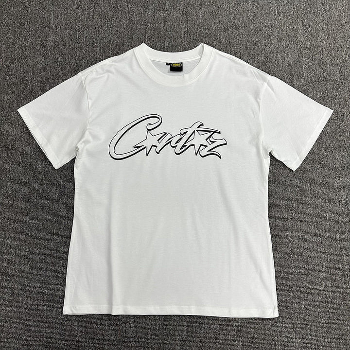 CORTEIZ ALLSTARZ TEE WHITE HOLLOW BLACK