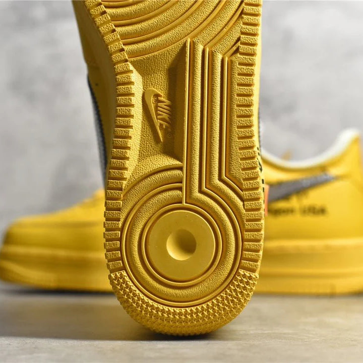 NIKE AIR FORCE 1 X OFF-WHITE ICA UNIVERSITY GOLD