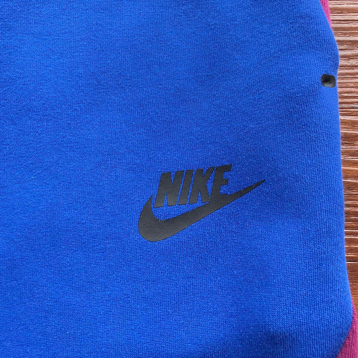 NIKE TECH FLEECE PANTS X SANGRIA/GAME ROYAL