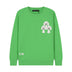 CHROME HEARTS WHITE CROSS PATCH SWEATSHIRT GREEN