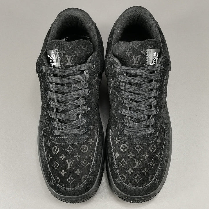 NIKE AIR FORCE 1 X LOUIS VUITTON BLACK/BLACK