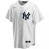 Men's New York Yankees Derek Jeter #2 Nike White Home Jersey