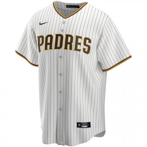 Men's San Diego Padres Fernando Tatís Jr. #23 Nike White & Brown Home Jersey