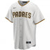 Men's San Diego Padres Fernando Tatís Jr. #23 Nike White & Brown Home Jersey