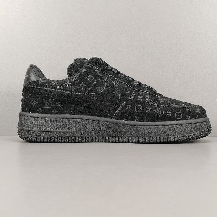 NIKE AIR FORCE 1 X LOUIS VUITTON BLACK/BLACK