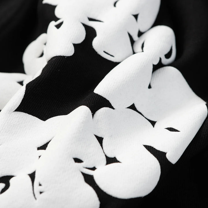 DENIM TEARS COTTON WREATH HOODIE BLACK