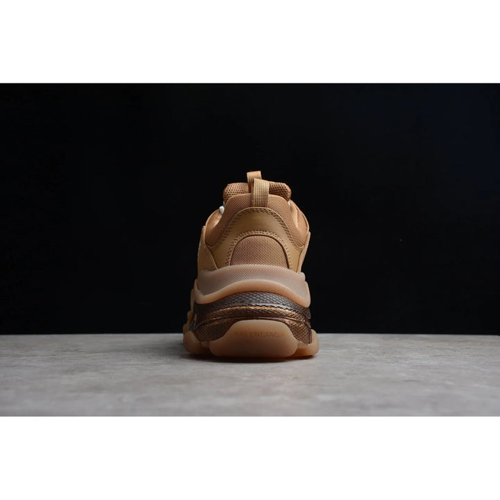 BALENCIAGA TRIPLE S CLEAR SOLE X BROWN