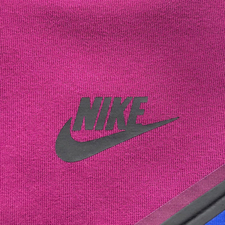 NIKE TECH FLEECE HOODIE X SANGRIA/GAME ROYAL