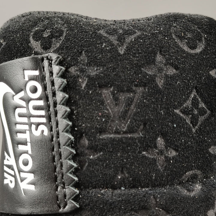 NIKE AIR FORCE 1 X LOUIS VUITTON BLACK/BLACK