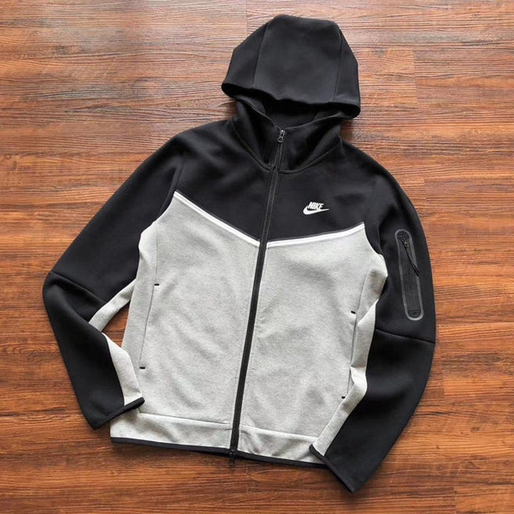 NIKE TECH FLEECE HOODIE X BLACK/GREY
