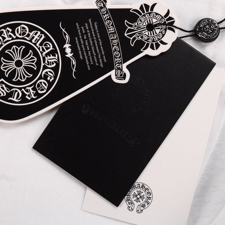 CHROME HEARTS HORSE SHOE LOGO T-SHIRT WHITE PINK