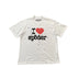 SP5DER I HEART SP5DER TEE WHITE