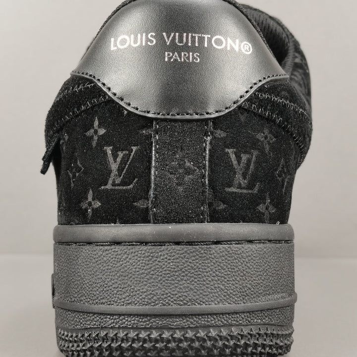 NIKE AIR FORCE 1 X LOUIS VUITTON BLACK/BLACK