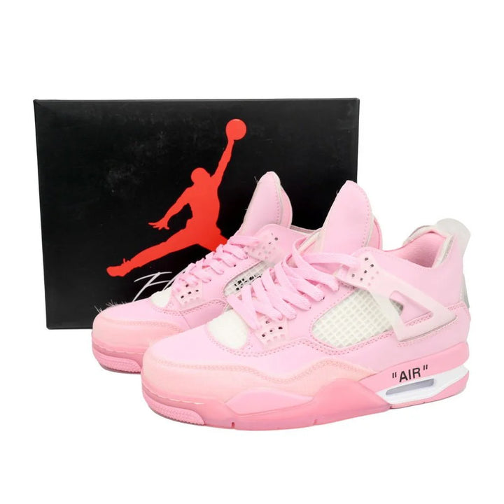 JORDAN 4 X OFF-WHITE ROSE PEACH