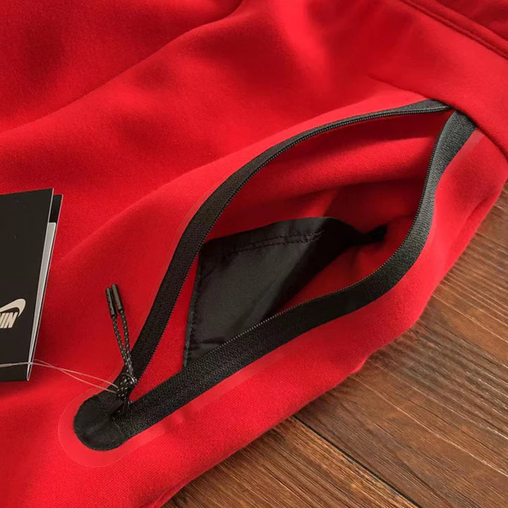 NIKE TECH FLEECE PANTS X UNIVERSITY RED