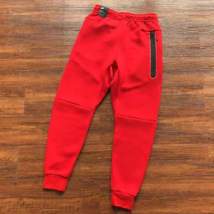 NIKE TECH FLEECE PANTS X UNIVERSITY RED