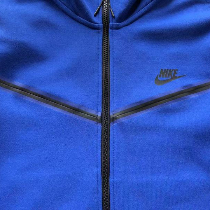 NIKE TECH FLEECE HOODIE X BLUE