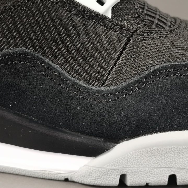 JORDAN 4 X BLACK CANVAS