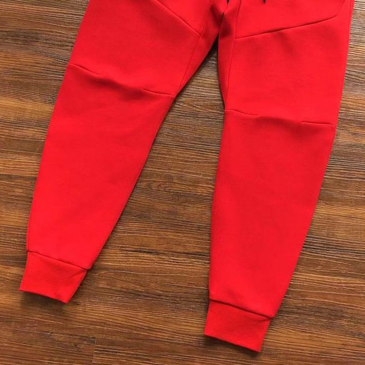 NIKE TECH FLEECE PANTS X UNIVERSITY RED