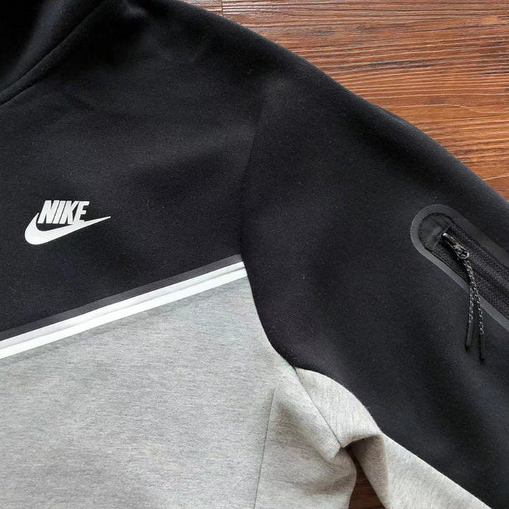 NIKE TECH FLEECE HOODIE X BLACK/GREY