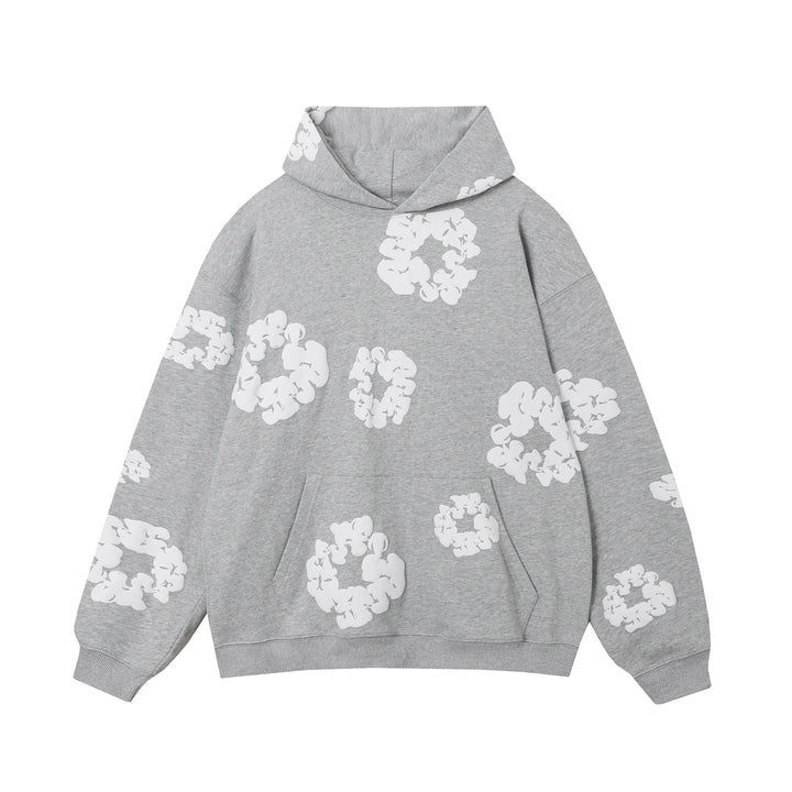 DENIM TEARS COTTON WREATH HOODIE GREY