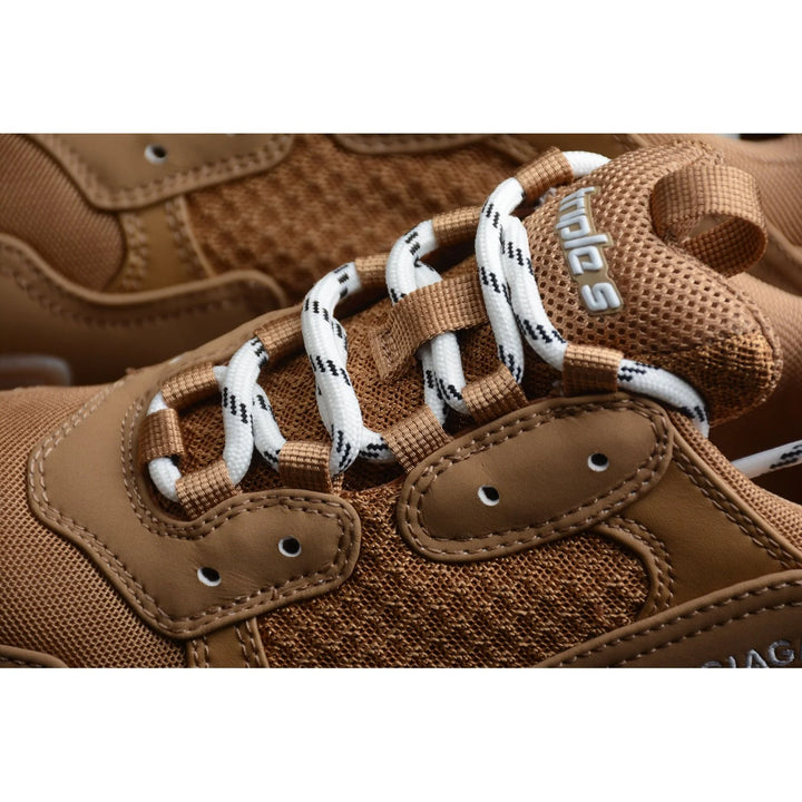 BALENCIAGA TRIPLE S CLEAR SOLE X BROWN