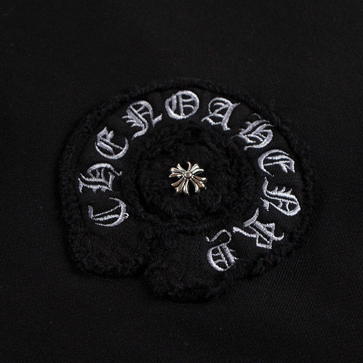 CHROME HEARTS HORSE SHOE LOGO SWEATSHIRT GRADIENT BLACK