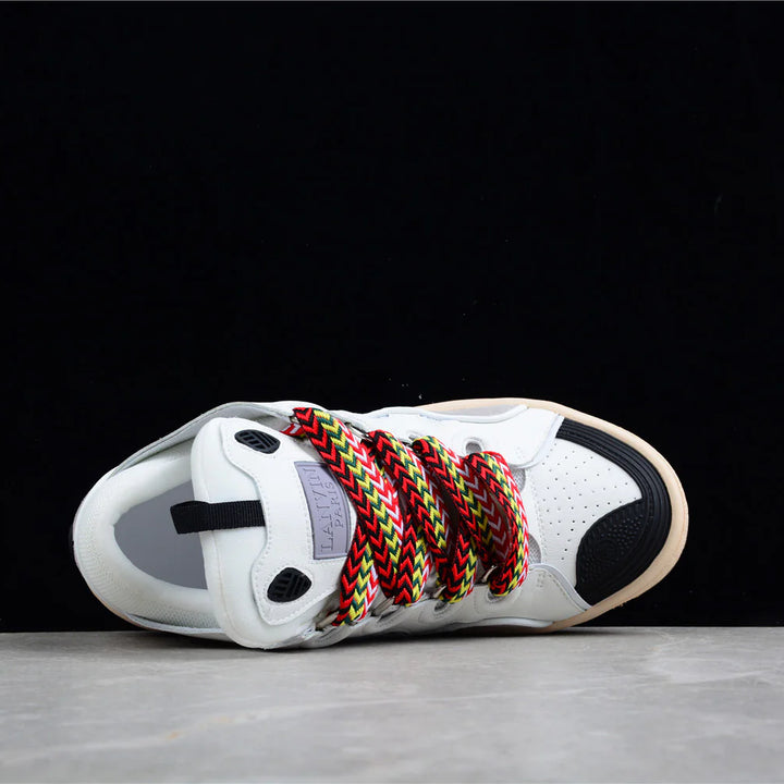 White and Grey Sneakers