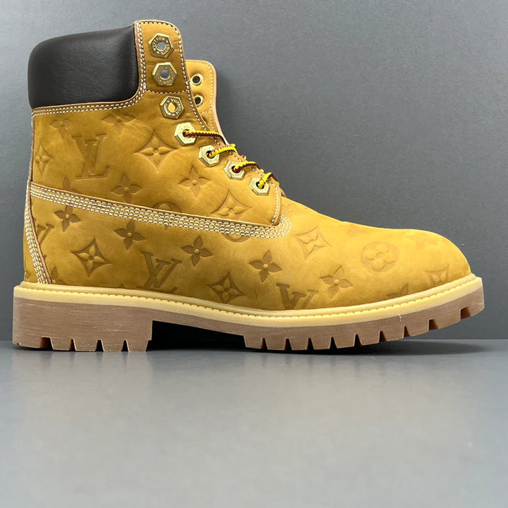 LOUIS VUITTON X TIMBERLAND ANKLE BOOTS