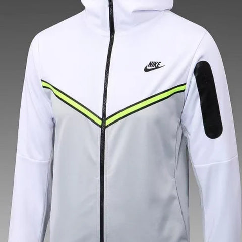 NIKE TECH FLEECE HOODIE X GREY VOLT