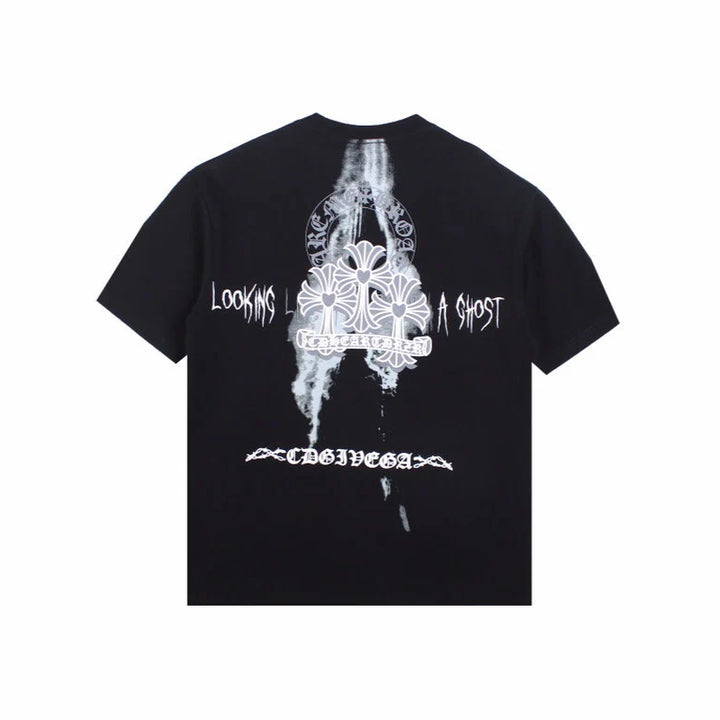 CHROME HEARTS X KIDS SEE GHOSTS T-SHIRT BLACK