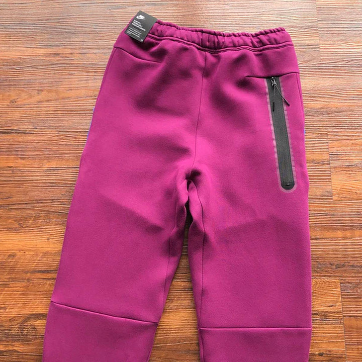 NIKE TECH FLEECE PANTS X SANGRIA/GAME ROYAL
