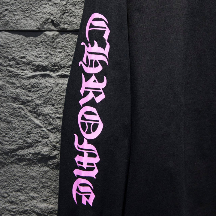 CHROME HEARTS PURPLE COLLAR LONGSLEEVE BLACK