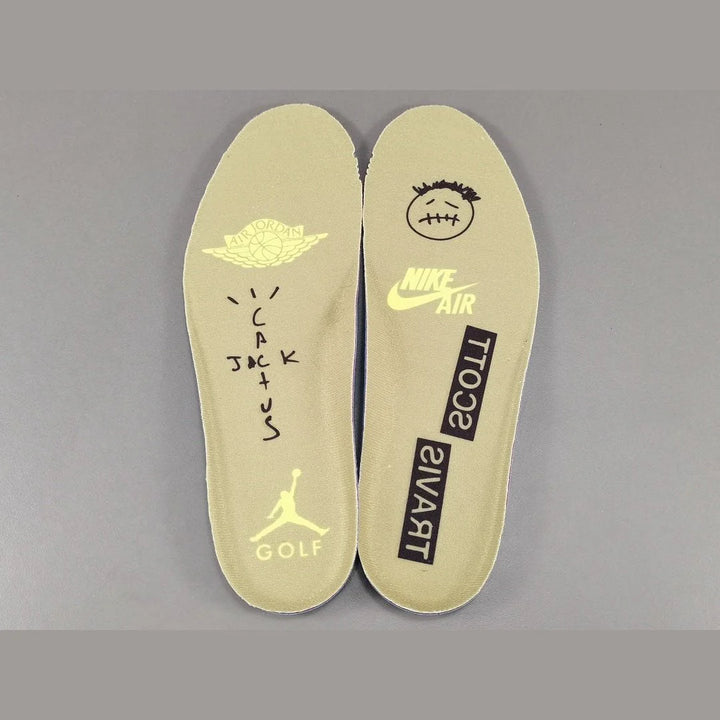 JORDAN 1 LOW GOLF X TRAVIS SCOTT NEUTRAL OLIVE