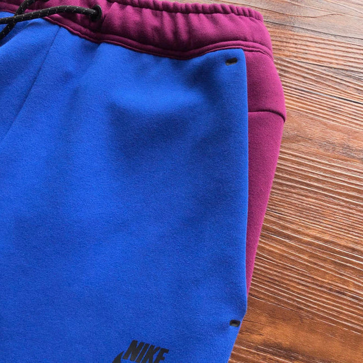 NIKE TECH FLEECE PANTS X SANGRIA/GAME ROYAL