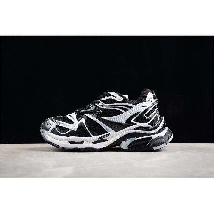 BALENCIAGA RUNNER X BLACK WHITE