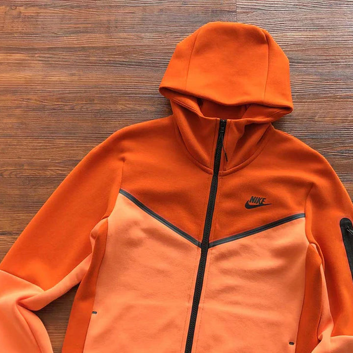 NIKE TECH FLEECE HOODIE X CAMPFIRE ORANGE