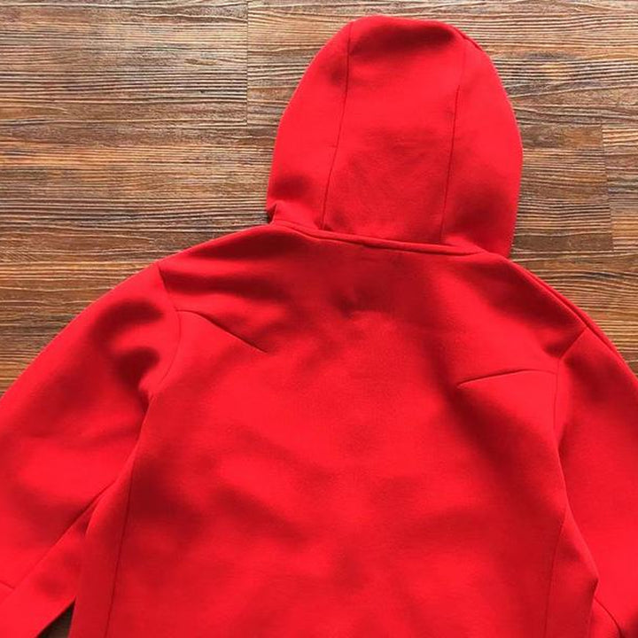 NIKE TECH FLEECE HOODIE X UNIVERSITY RED