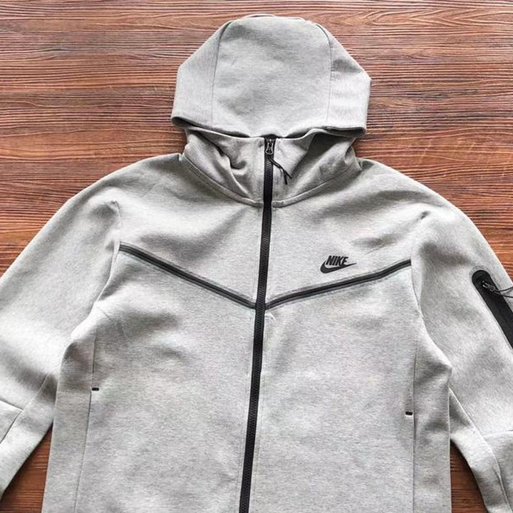 NIKE TECH FLEECE HOODIE X GREY