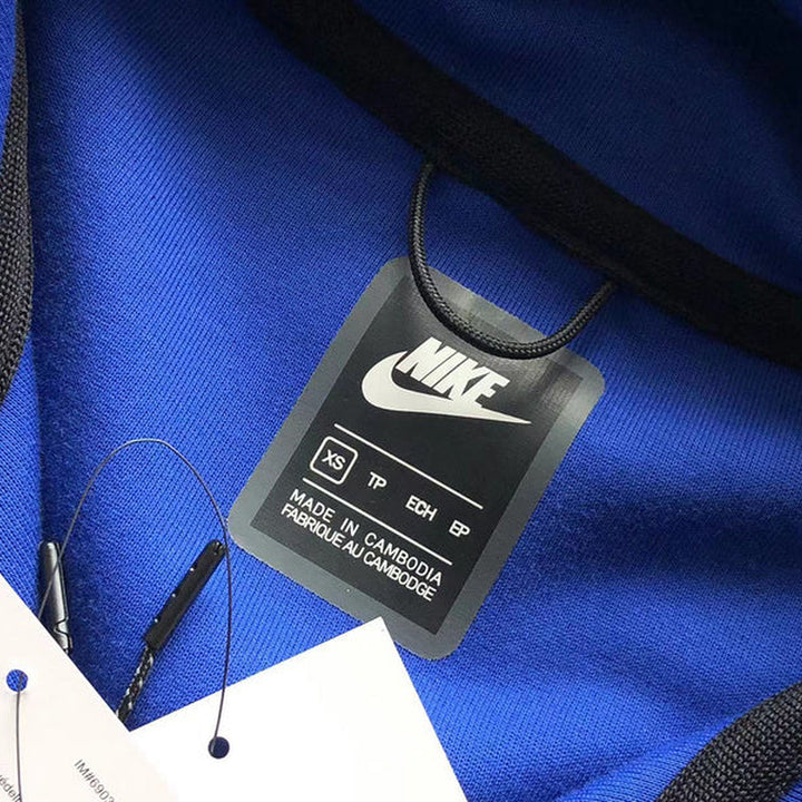 NIKE TECH FLEECE HOODIE X BLUE