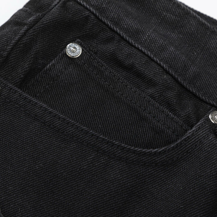 CHROME HEARTS DOUBLE CROSS JEANS BLACK