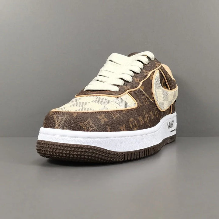 NIKE AIR FORCE 1 X LOUIS VUITTON BROWN