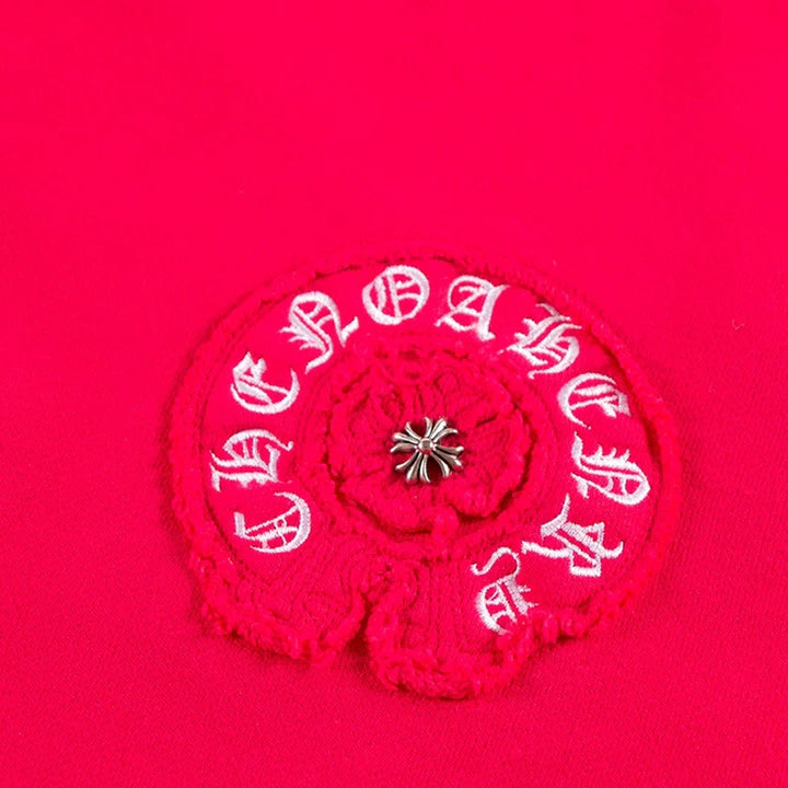 CHROME HEARTS HORSE SHOE LOGO SWEATSHIRT GRADIENT RED