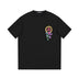 CHROME HEARTS MULTICOLOR HORSE SHOE LOGO T-SHIRT BLACK