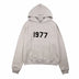 FEAR of GOD ESSENTIALS "1977" HOODIE STONE GREY