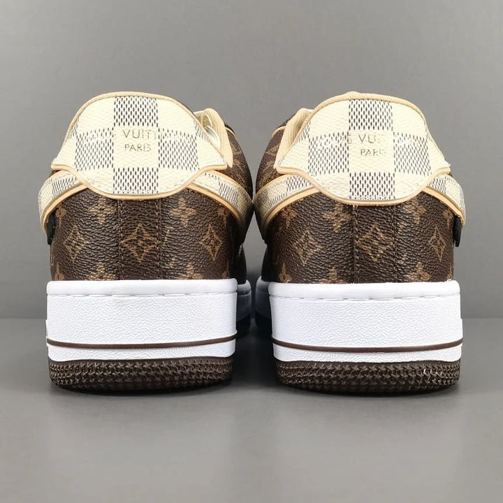 NIKE AIR FORCE 1 X LOUIS VUITTON BROWN