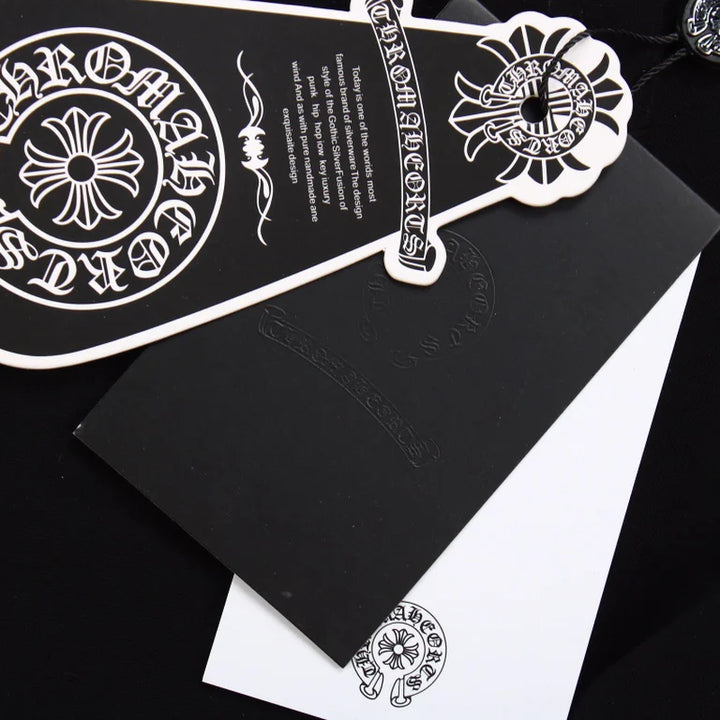 CHROME HEARTS HORSE SHOE LOGO T-SHIRT BLACK PINK