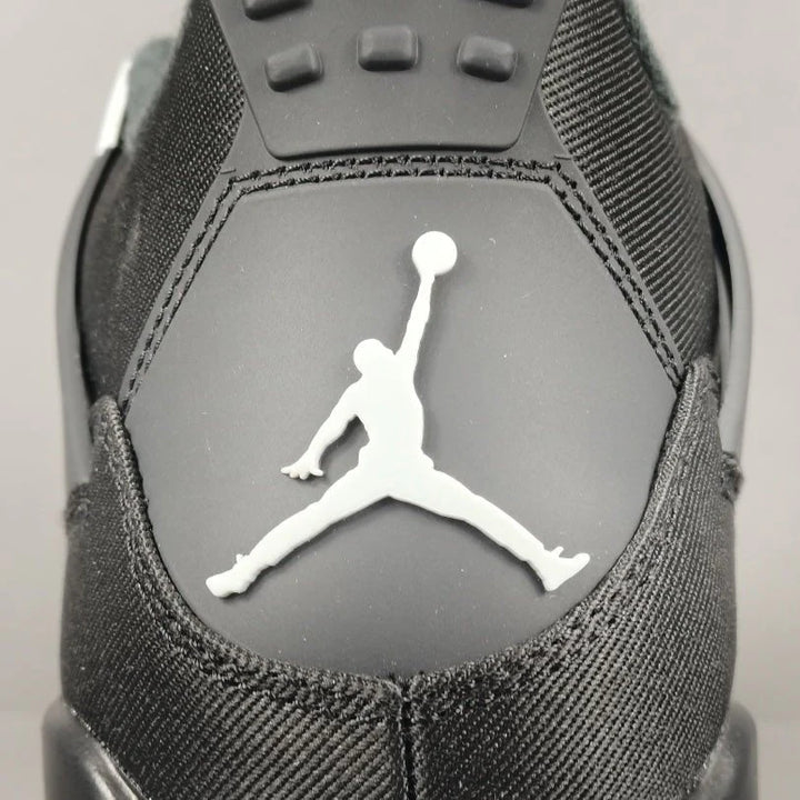 JORDAN 4 X BLACK CANVAS