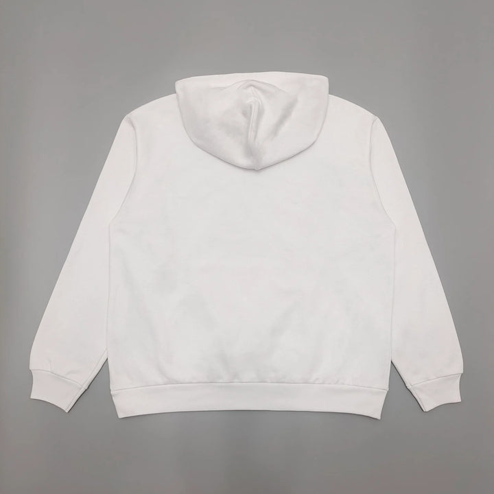 SP5DER OG RHINESTONE LOGO HOODIE WHITE