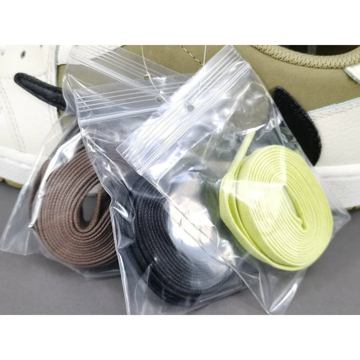 JORDAN 1 LOW GOLF X TRAVIS SCOTT NEUTRAL OLIVE